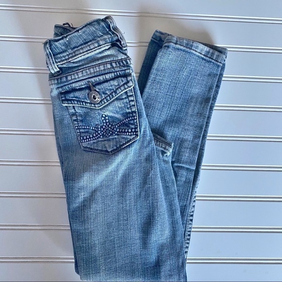 Mudd Jeans flap pockets Size 10 Slim - Picture 2 of 8